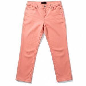 NEW Talbots Size 4 Peach Flawless Five-Pocket Crop Stretch Jeans